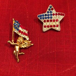 🇺🇸 Red, White, & Blue Pin Bundle 🇺🇸